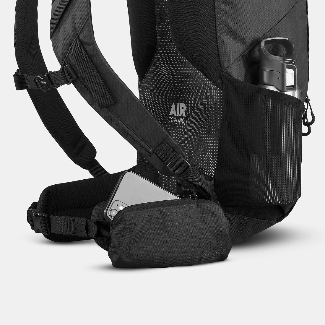 Sac à dos de randonnée montagne 20L, MH100 noir