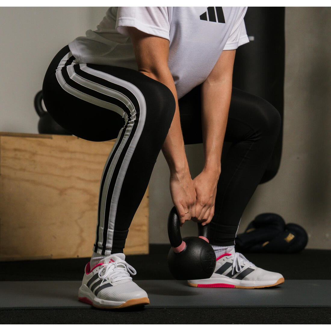 Legging de fitness femme, noir
