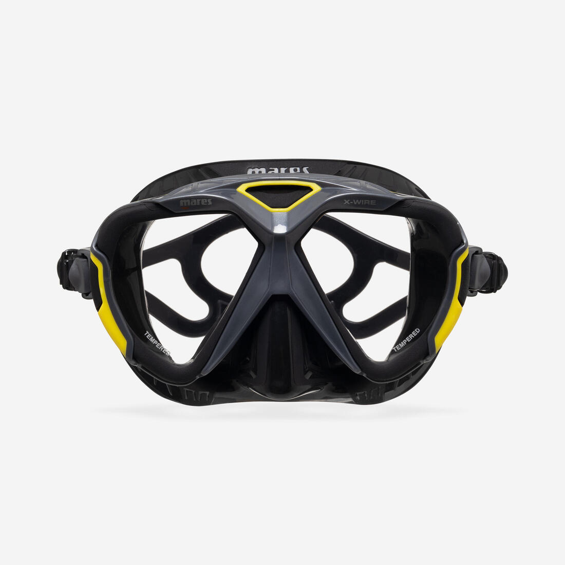 Masque de plongée, X-Wire noir jaune
