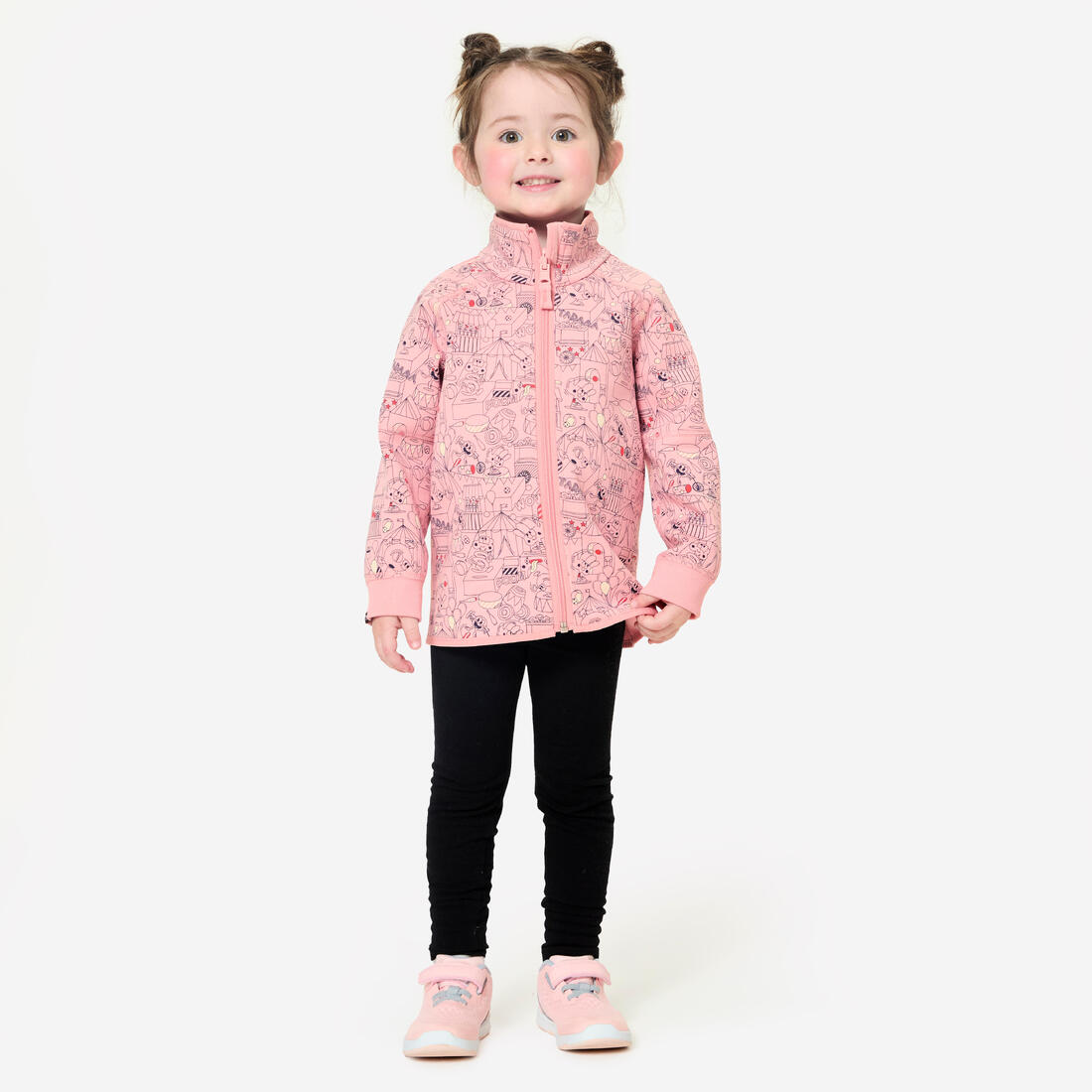 Veste zippée réversible enfant mixte, Imprimé