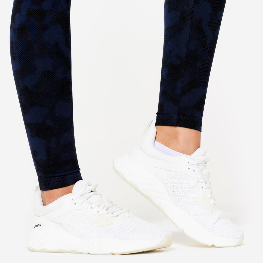 Legging fitness long coton extensible respirant femme - Fit+