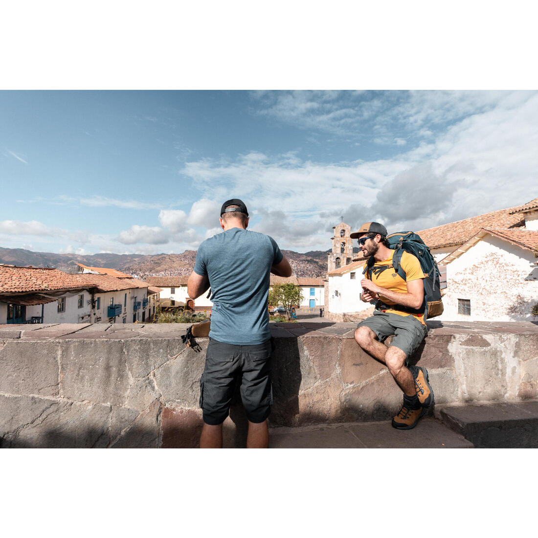 Short cargo de trek voyage - travel 500 homme