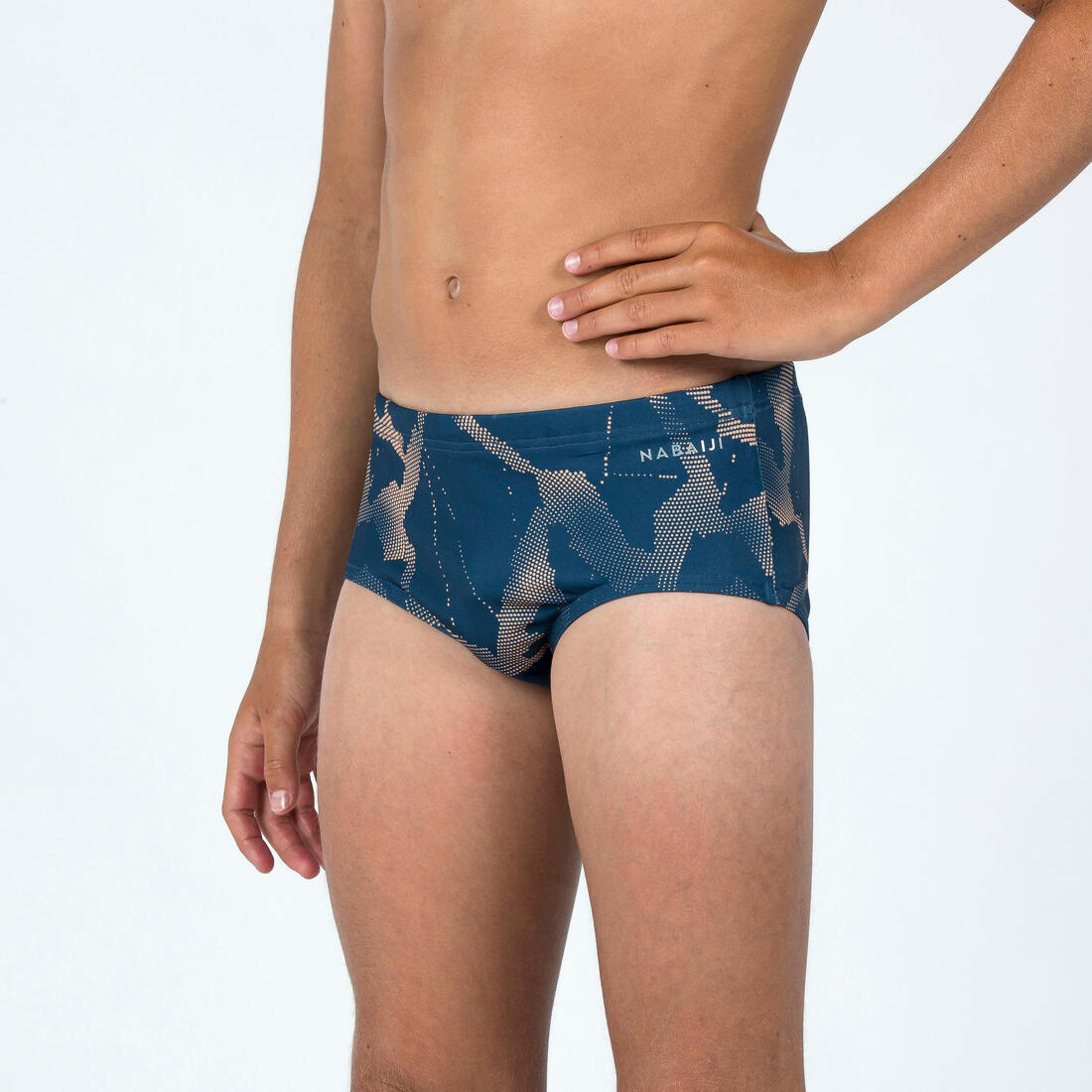 MAILLOT DE BAIN NATATION 900 SLIP BANDEAU LINES