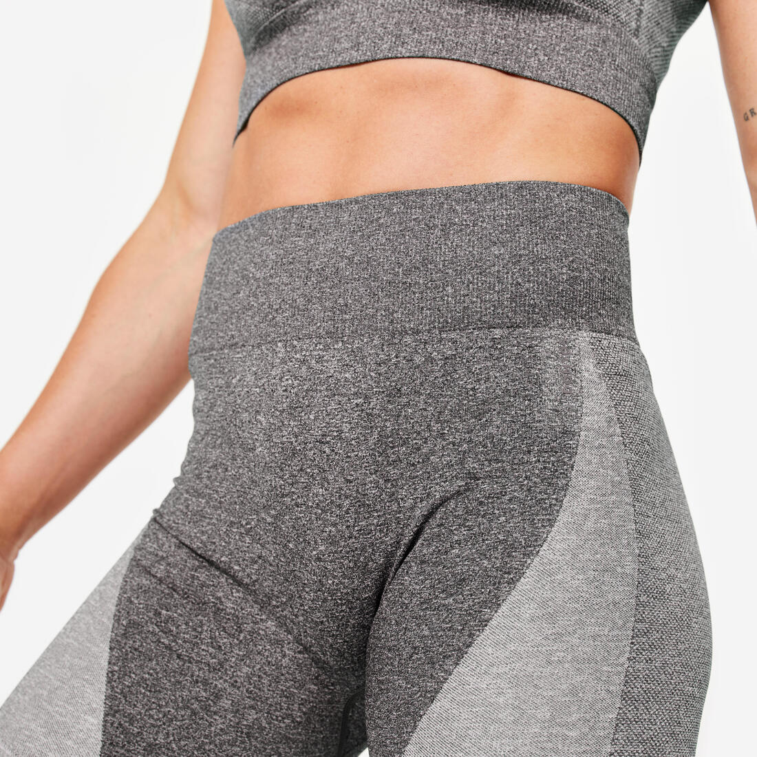 Short de fitness seamless et taille haute