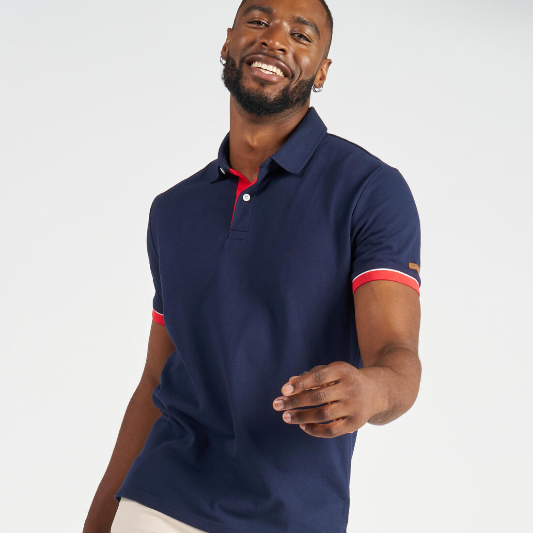 Polo manches courtes de voile homme,100