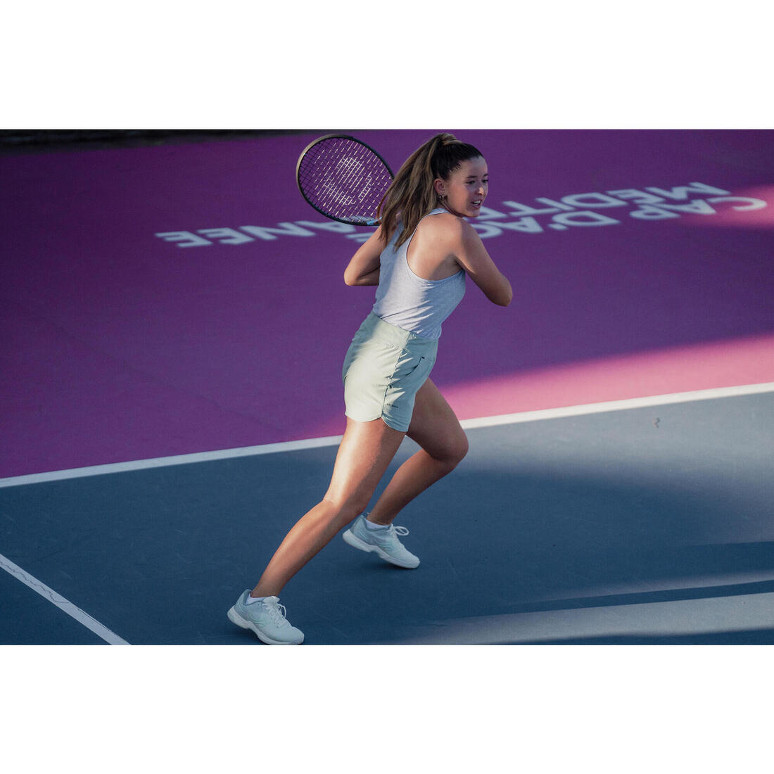 Short de tennis Femme - TSH Light Black