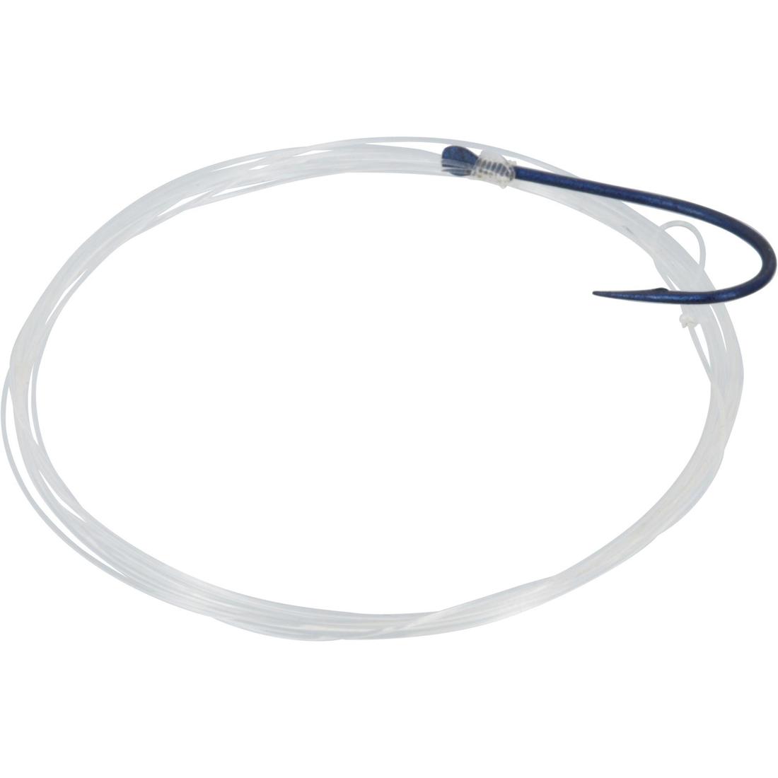 Hameçons montés a palette SN HOOK fluorosea bluereversed pêche en mer