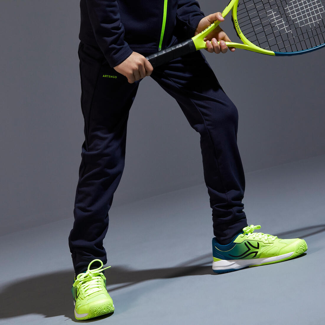 Pantalon de tennis garcon - TPA 500 noir