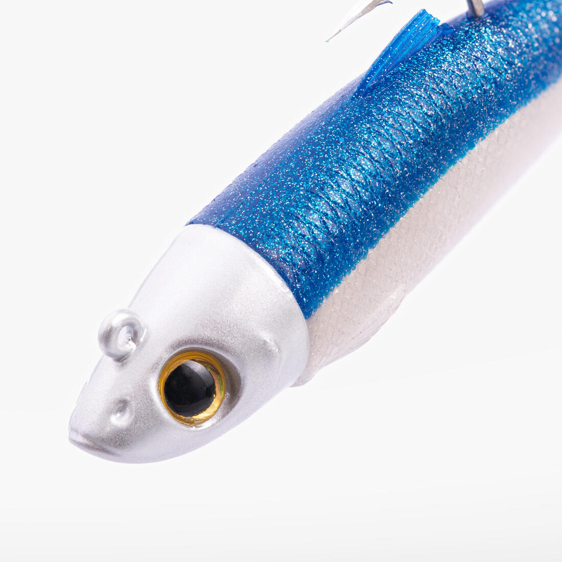 COMBO leurres souples Shad OSARDA 100 Bleu/Vert pailleté