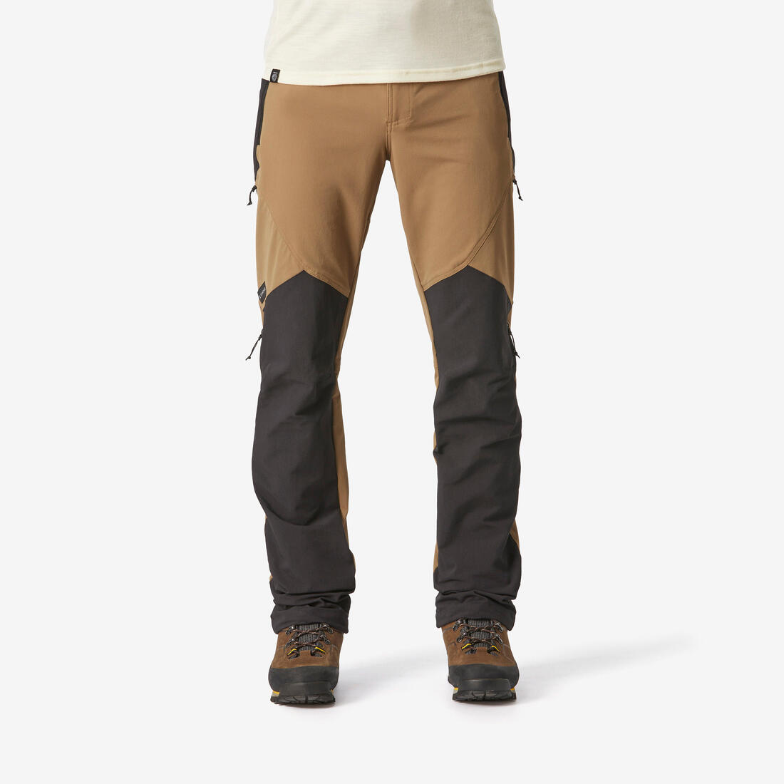 Pantalon de trek montagne déperlant et coupe-vent Homme - MT900