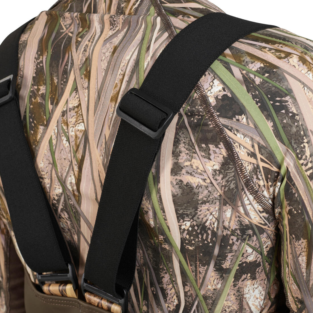 Waders chasse avec poches 520 camouflage marais