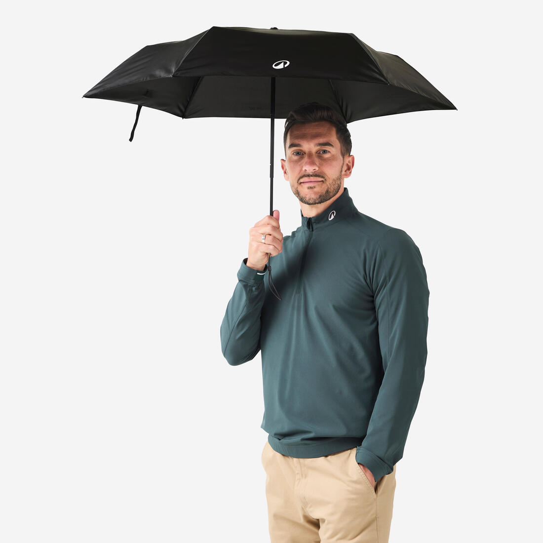 Parapluie Micro 100 cm anti-UV UPF50+, Profilter noir