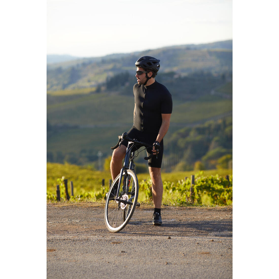 CUISSARD VELO ROUTE SANS BRETELLES HOMME CYCLOTOURISME RC100