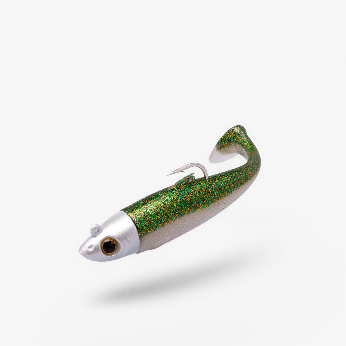 COMBO leurres souples Shad OSARDA 100 Bleu/Vert pailleté