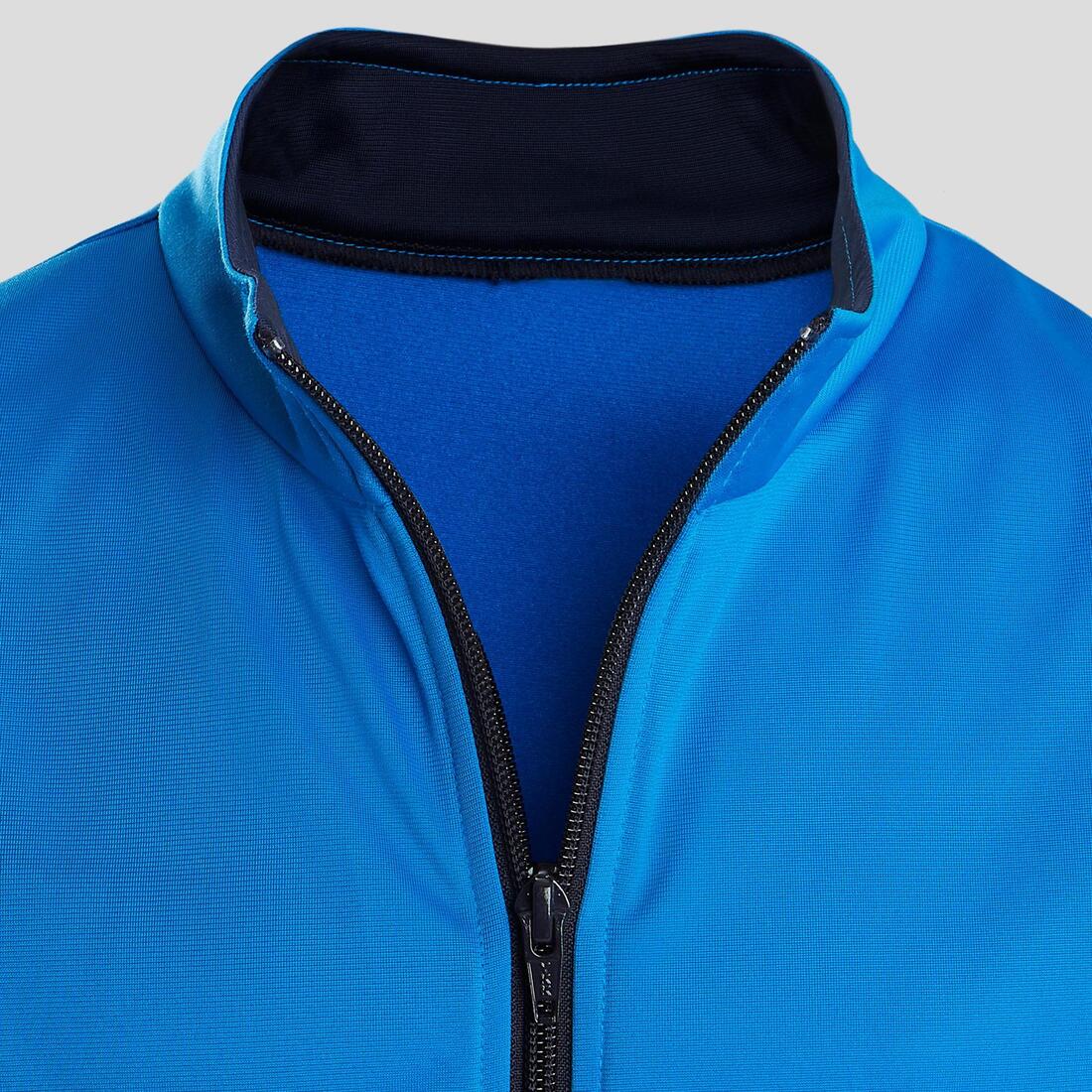 Survêtement enfant synthétique respirant - Gym'y bleu, pantalon marine