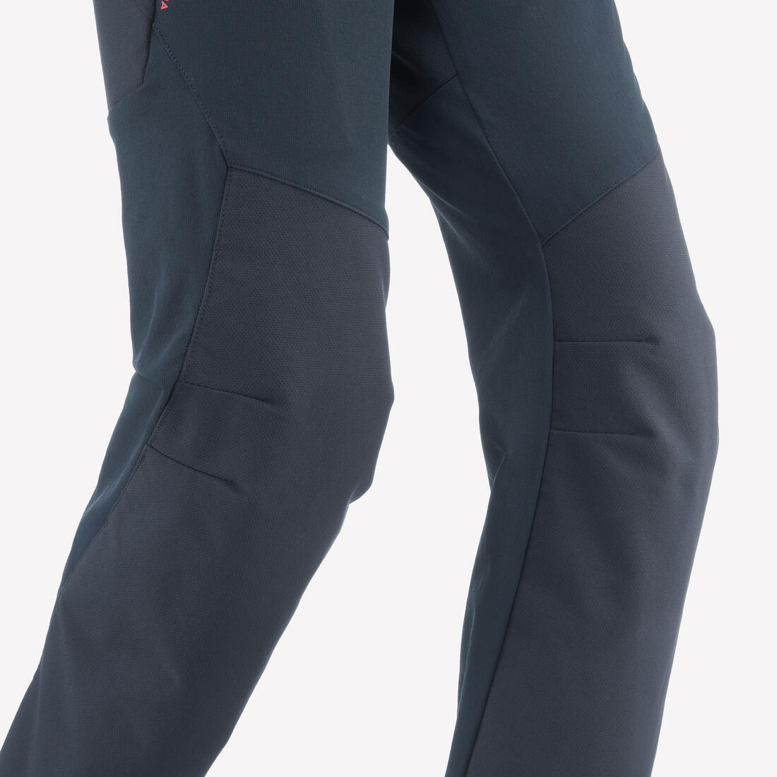 Pantalon de randonnée softshell enfant 7-15 ans, MH500 gris - noir