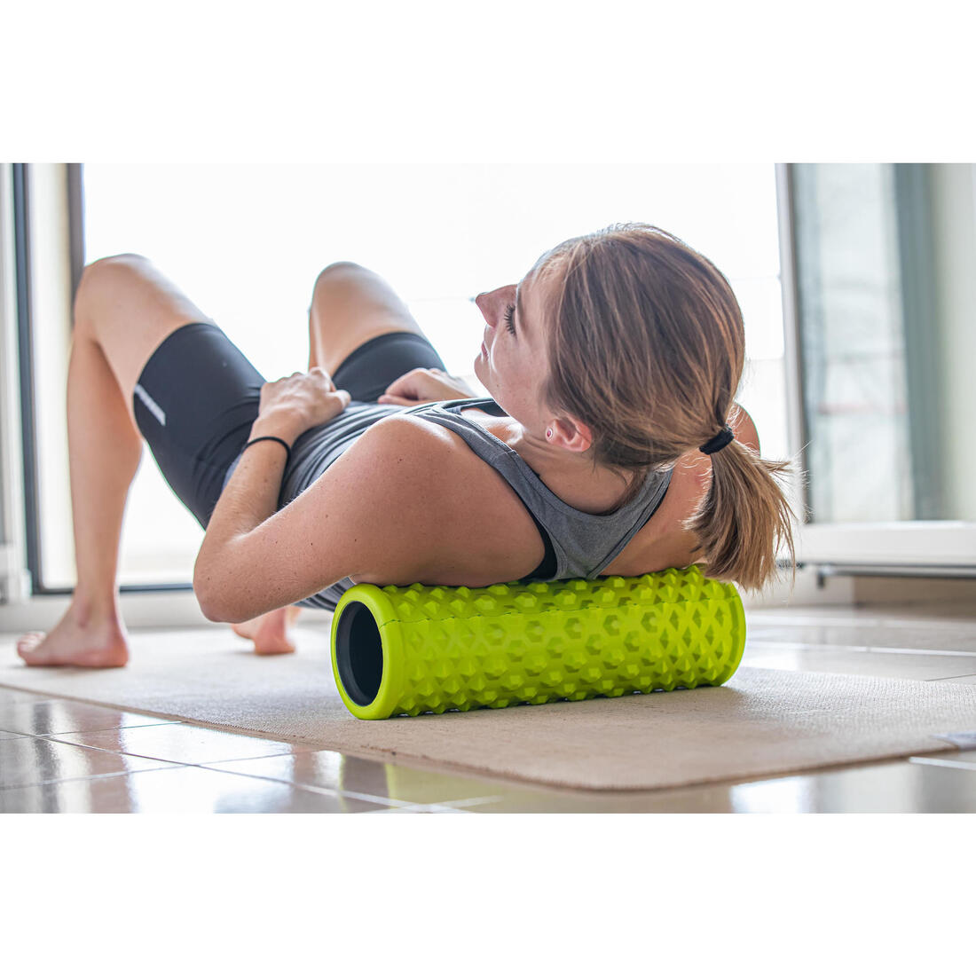 Rouleau de massage / Foam roller 500 HARD vert