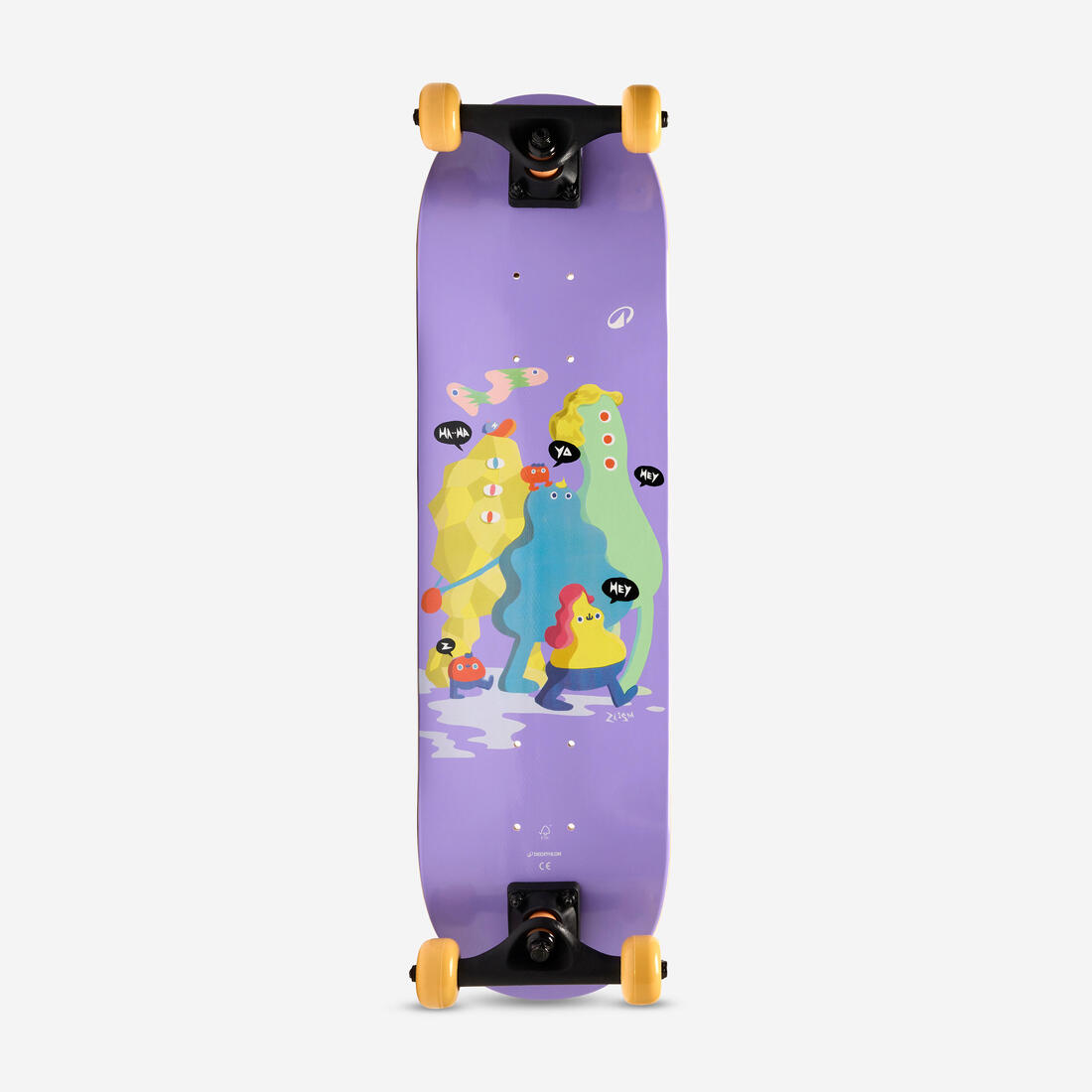 Skateboard enfant 3 à 7 ans Play 120 HAPPY MOUNTAINS