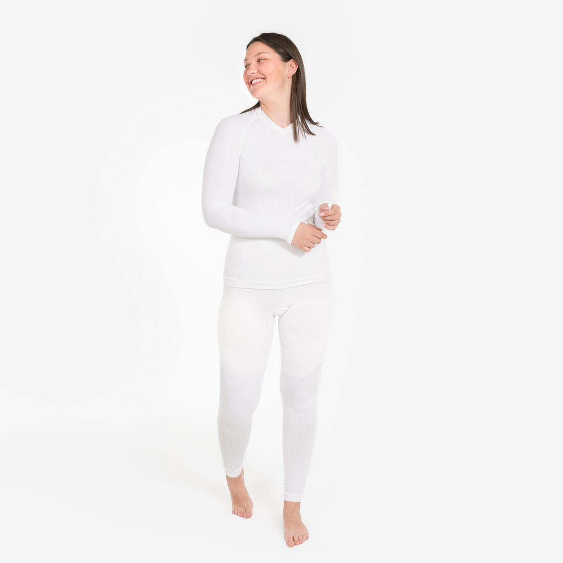 Sous-maillot de foot thermique seamless manches longues mixte, Keepdry