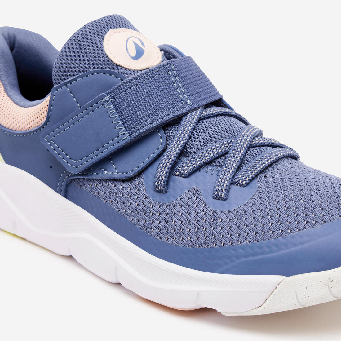 Chaussures de sport à scratch légères enfant, Playful Fast noir et