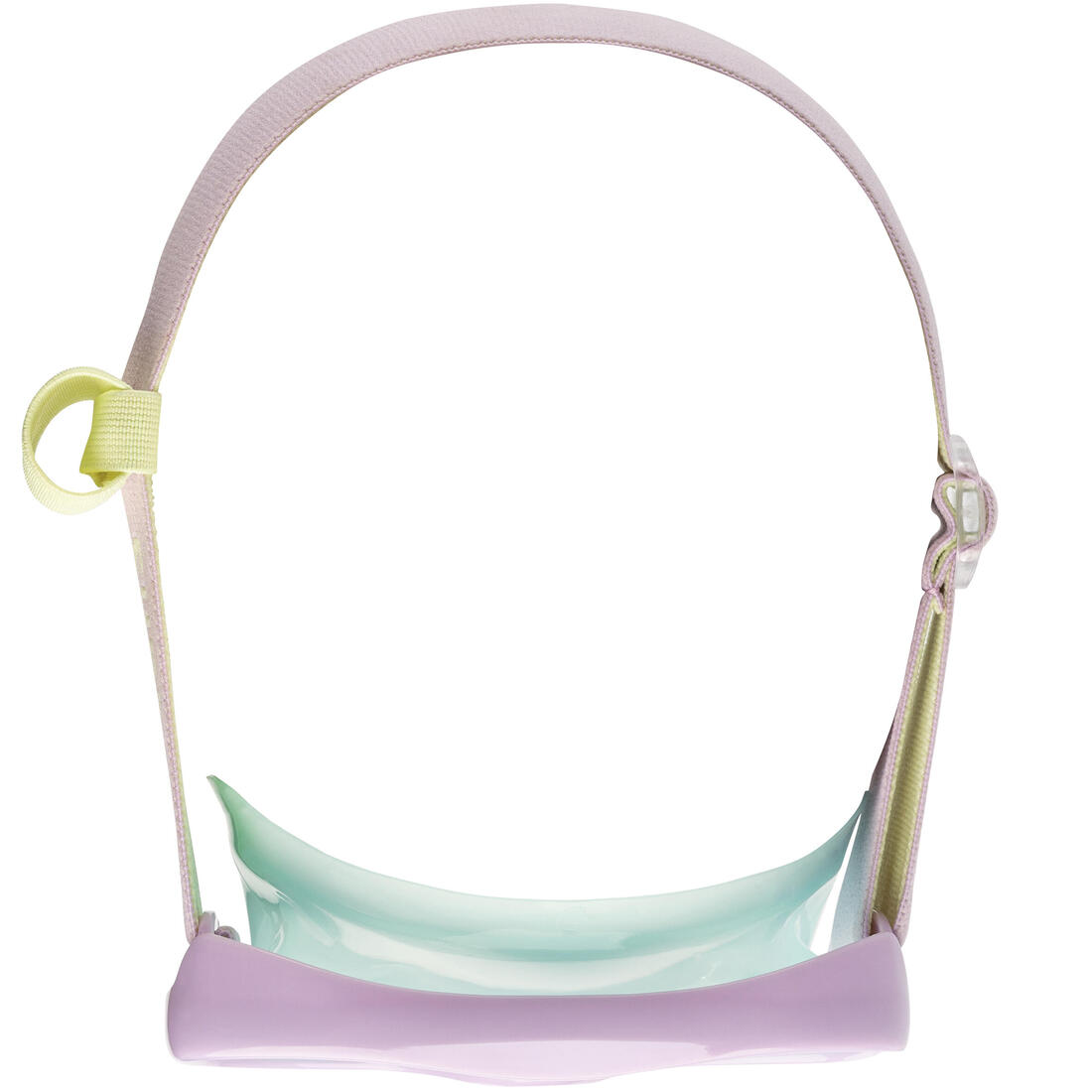 Masque plongée enfant - 100 confort menthe pastel