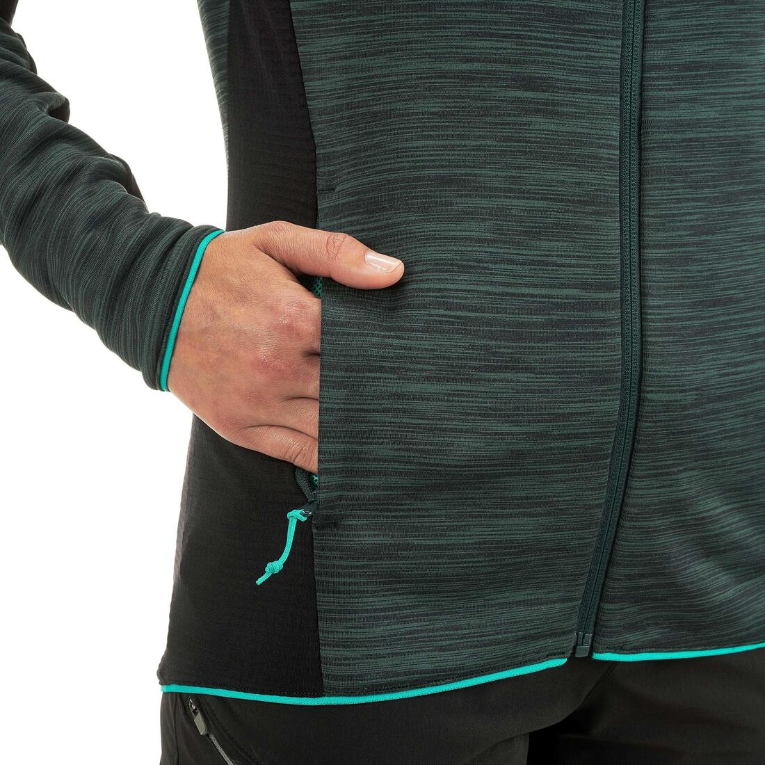 Veste polaire fine de randonnée - mh520 light - femme
