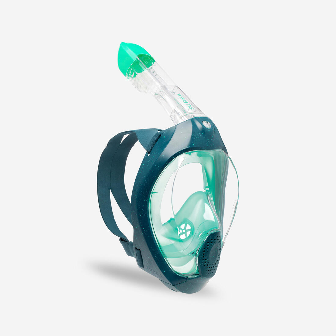 Masque snorkeling surface easybreath + avec valve acoustique > 10 ans - jungl
