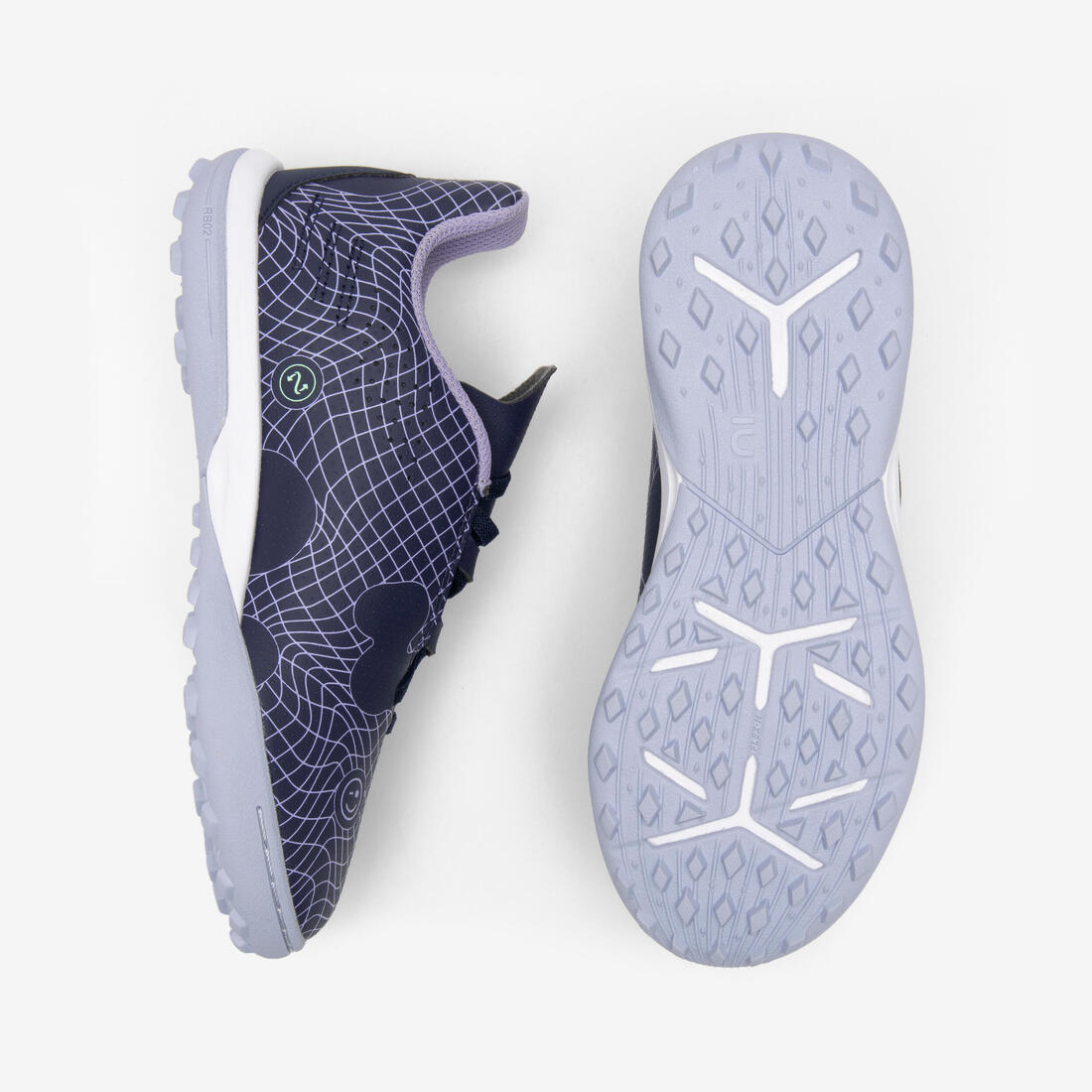 CHAUSSURES DE FOOTBALL ENFANT A SCRATCH VIRALTO I EASY TURF TF NEBULA