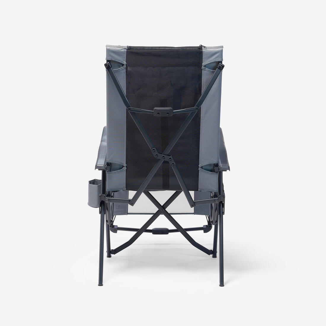 Fauteuil long de camping relax, pliant et matelassé, avec appuie tête