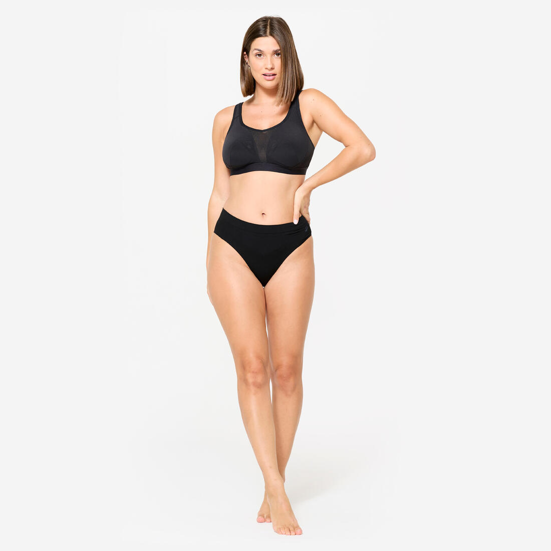 Brassière bretelles croisables maintien fort femme