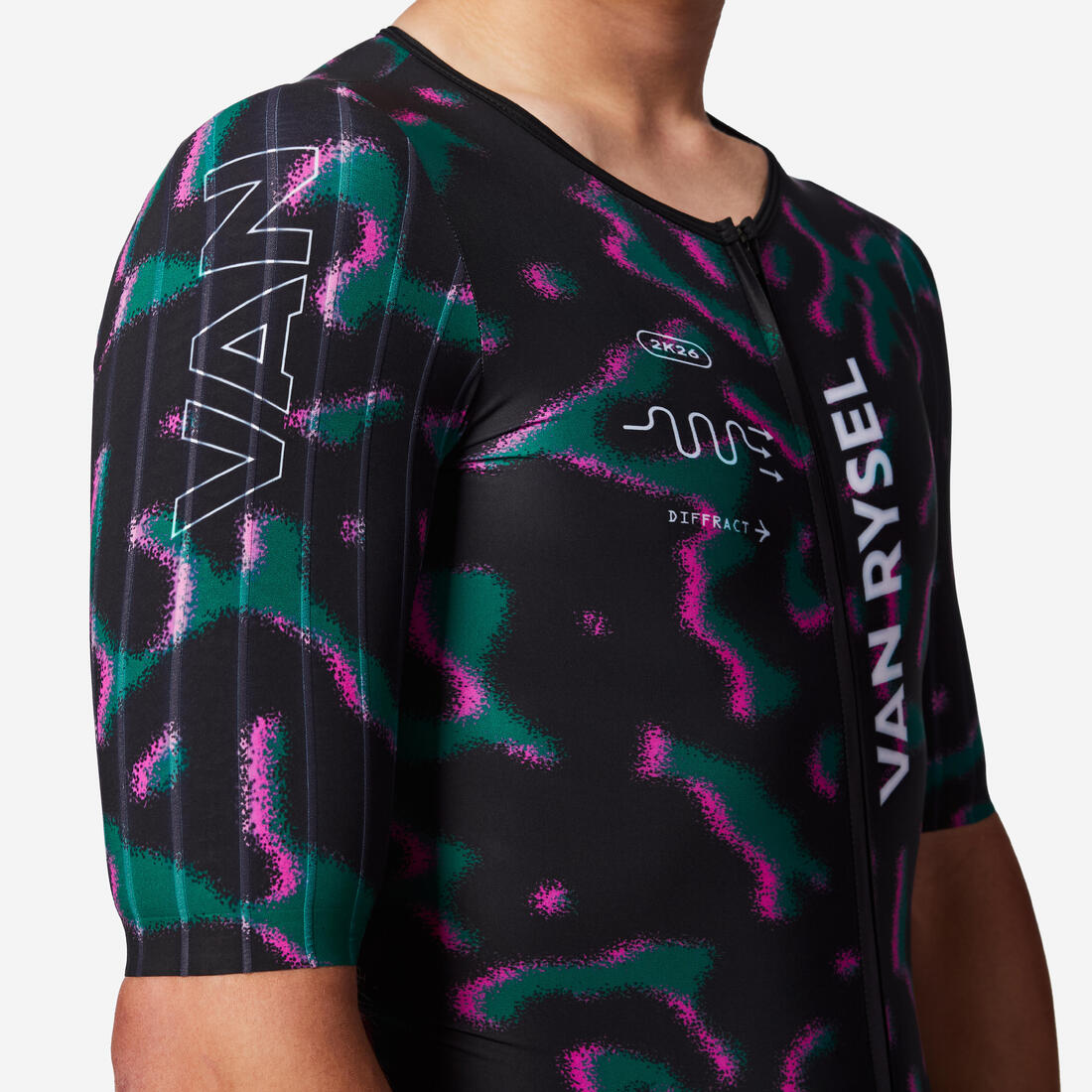 Combinaison de vélo de route aéro homme, RCR-F noir