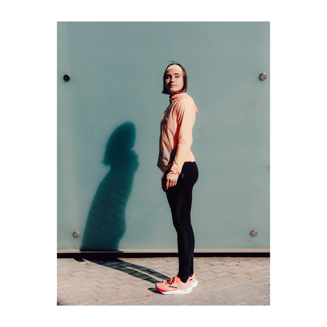 Legging running & trail femme - kiprun run 900 light noir