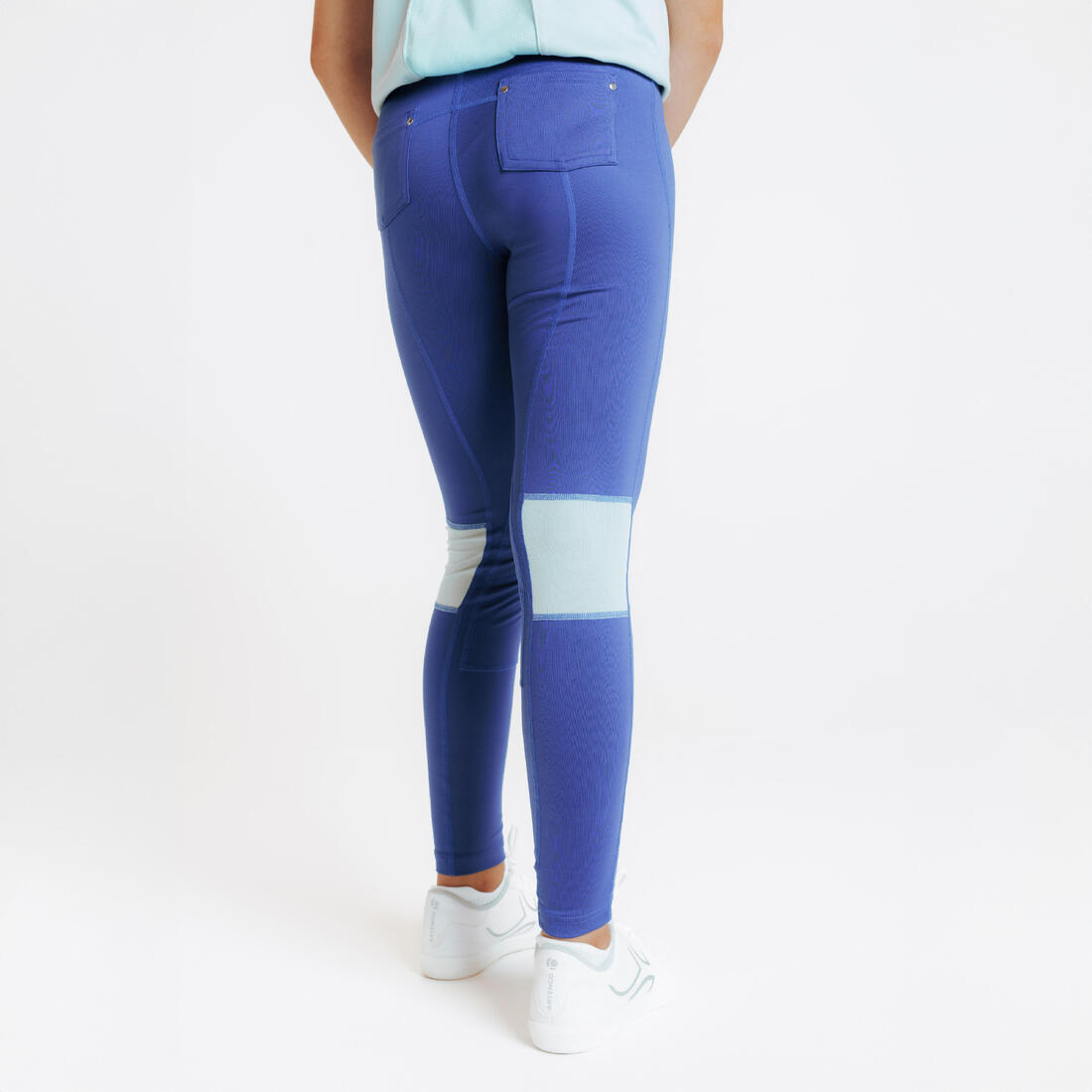 Legging équitation léger Enfant - 100 marine et