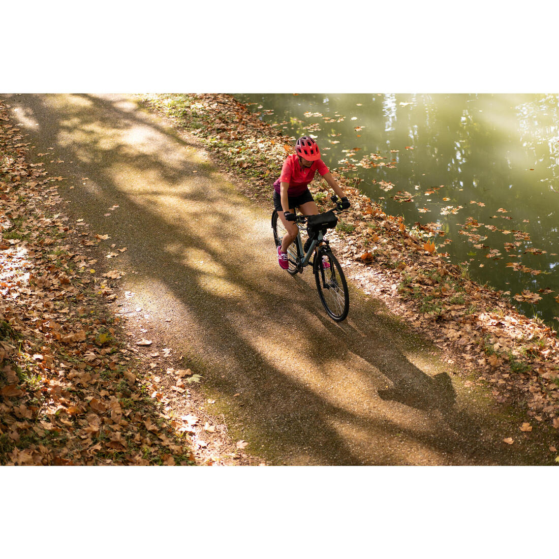 VÉLO TOUT CHEMIN RIVERSIDE 500 VERT D'EAU