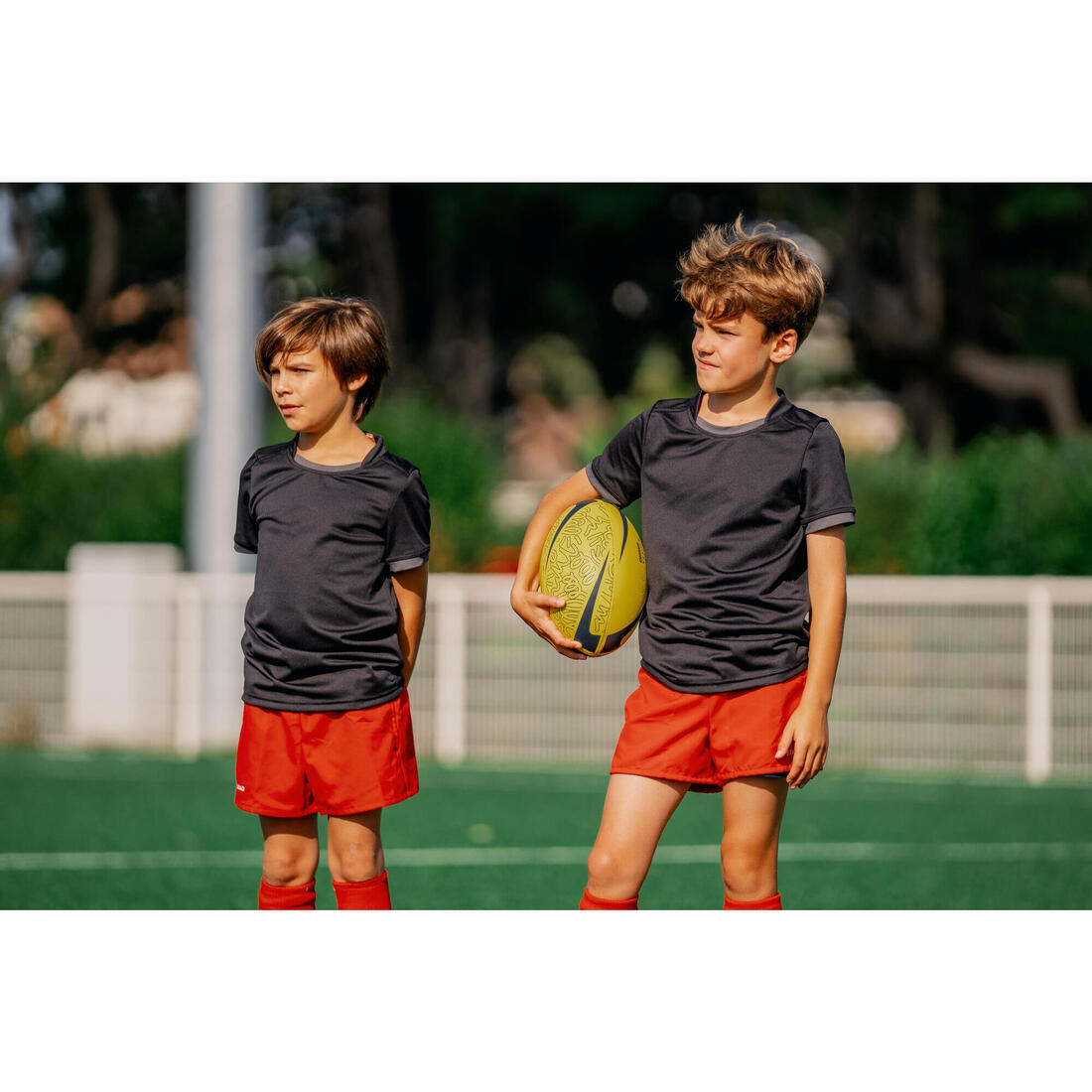 Maillot manches courtes de rugby enfant - r100