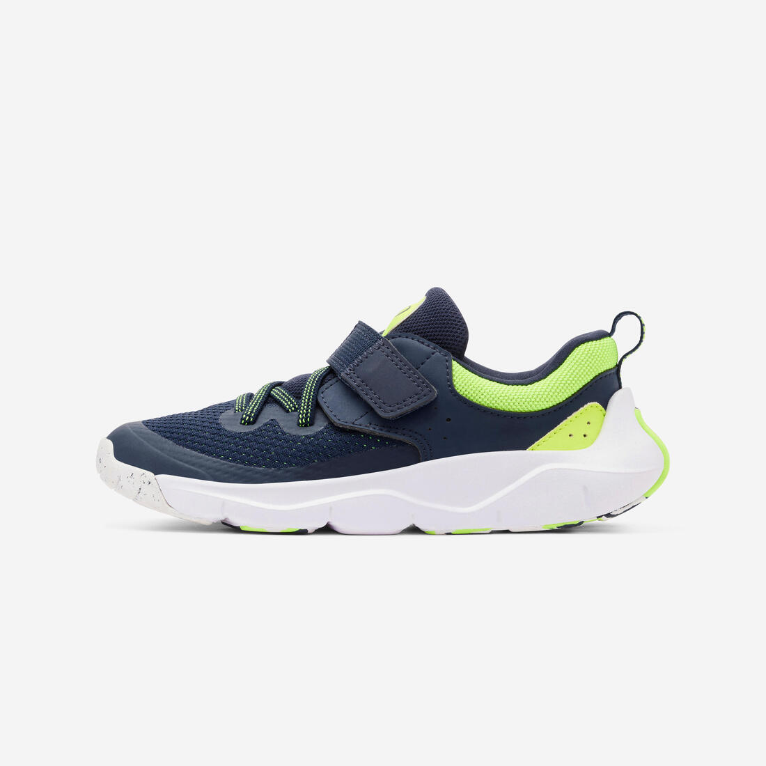 Chaussures de sport à scratch légères enfant, Playful Fast noir et