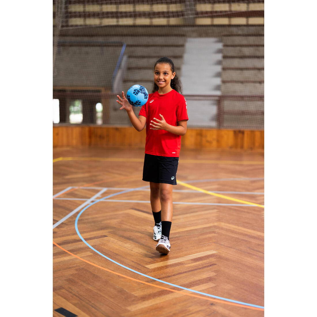 Ballon de handball taille 0 - HB 100 light bleu