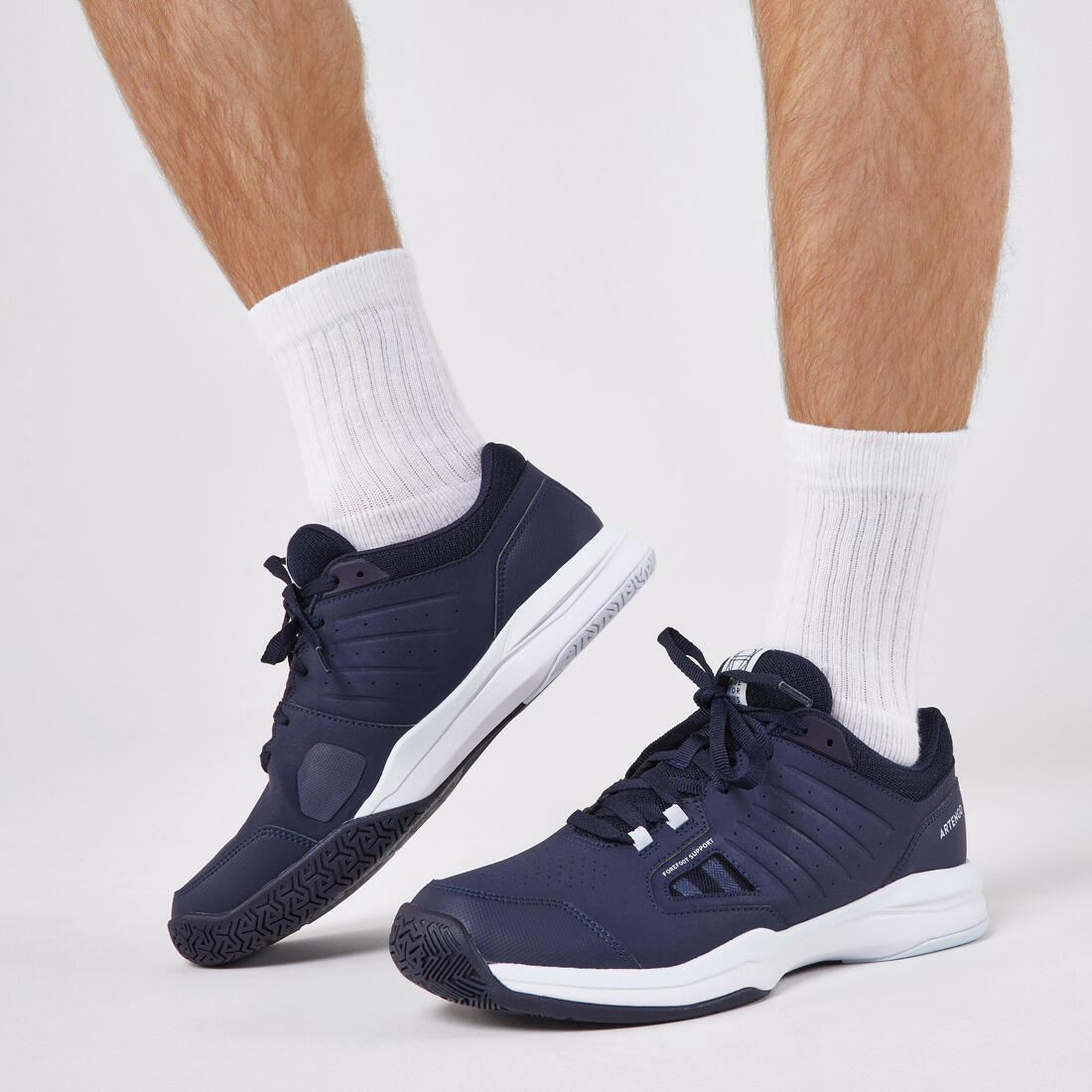 CHAUSSURES DE TENNIS HOMME TS500 MARINE MULTI COURT