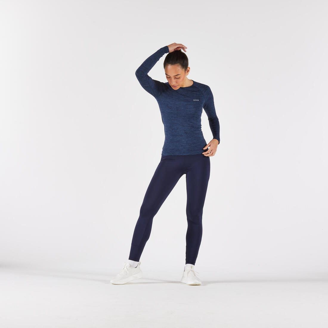 Legging chaud de running Femme, KIPRUN Run 500 Warm