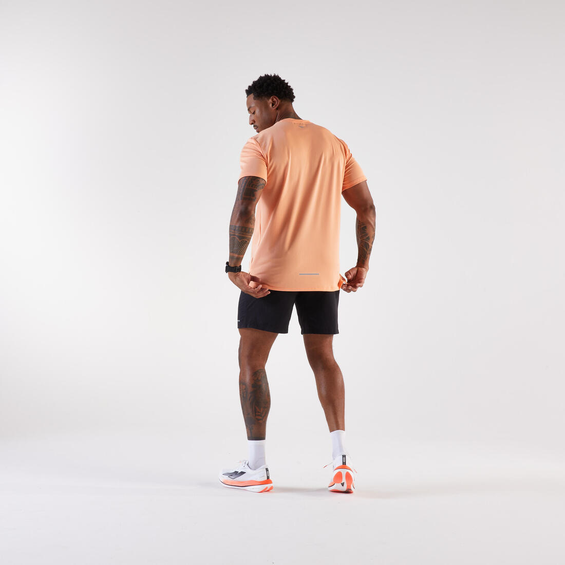 T-shirt de running respirant homme - kiprun run 500 dry