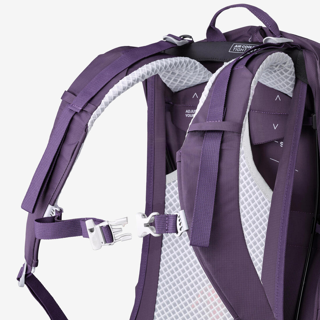 Sac à dos de randonnée ventilé 25L, MH500 khaki