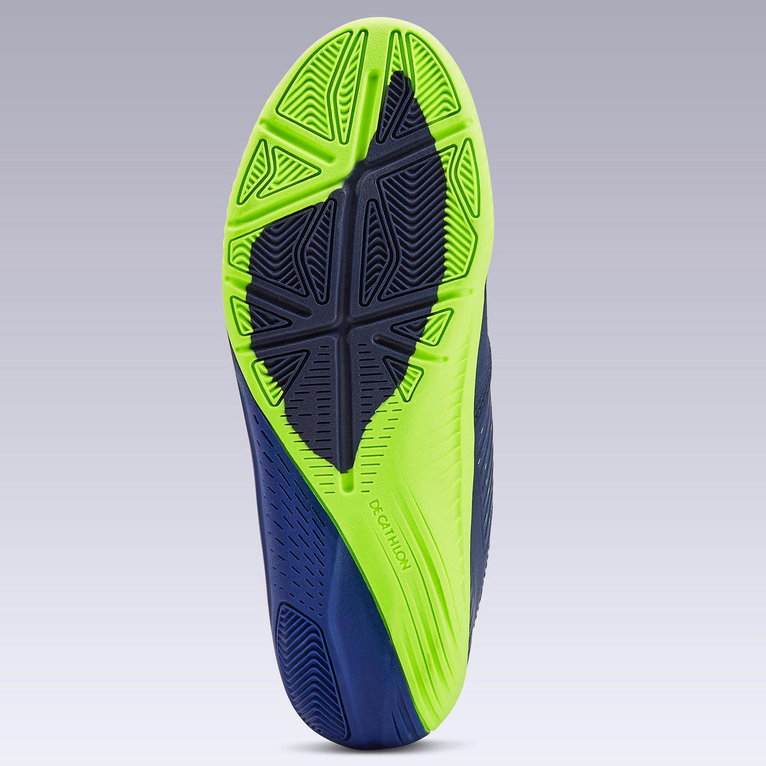 Chaussures de Futsal enfant GINKA 500 bleu foncé