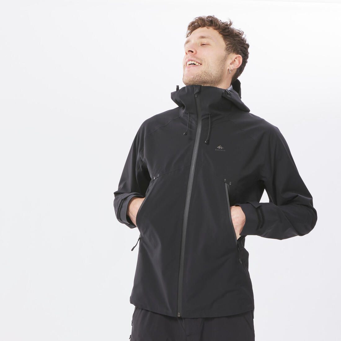 Veste de randonnée montagne imperméable homme, MH500