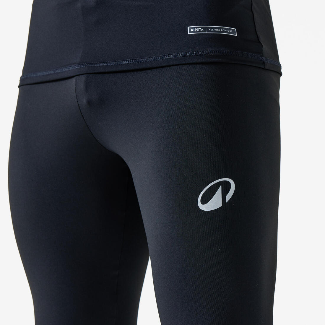 Collant de foot thermique mixte Keepconfort 100 noir