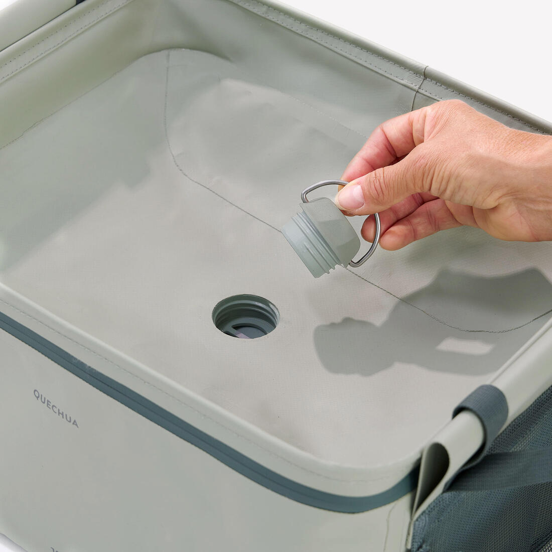 Evier compact 10l pour le camping - reservoir pour les eaux grises