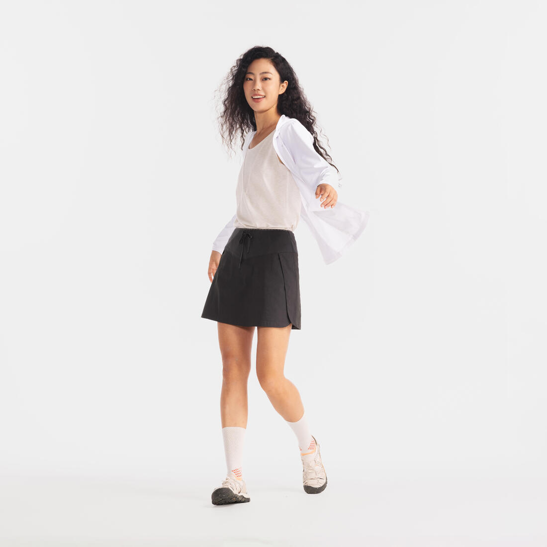 Jupe short de randonnée - nh500 - femme