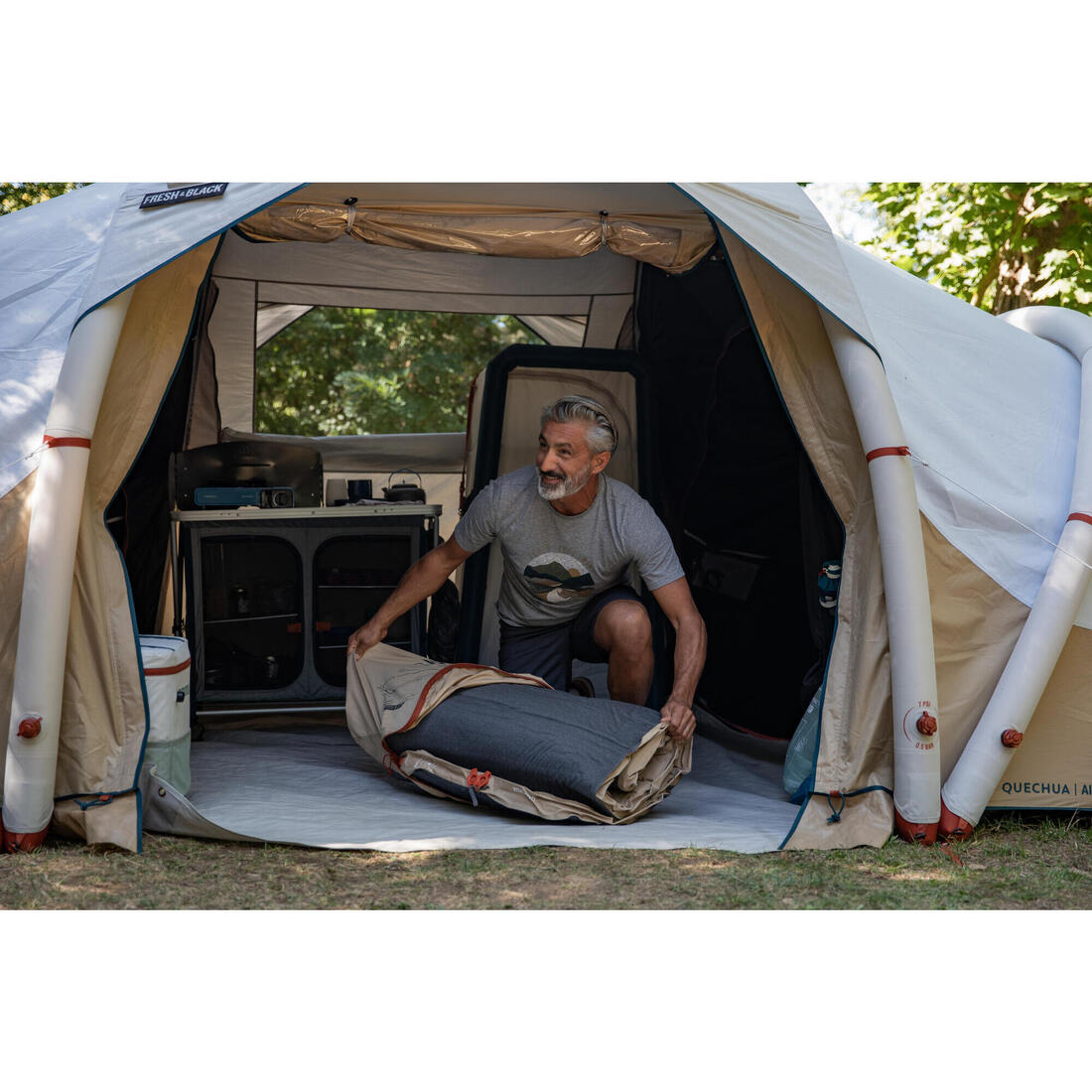 Matelas autogonflant de camping - ultim comfort 70 cm - 1 personne