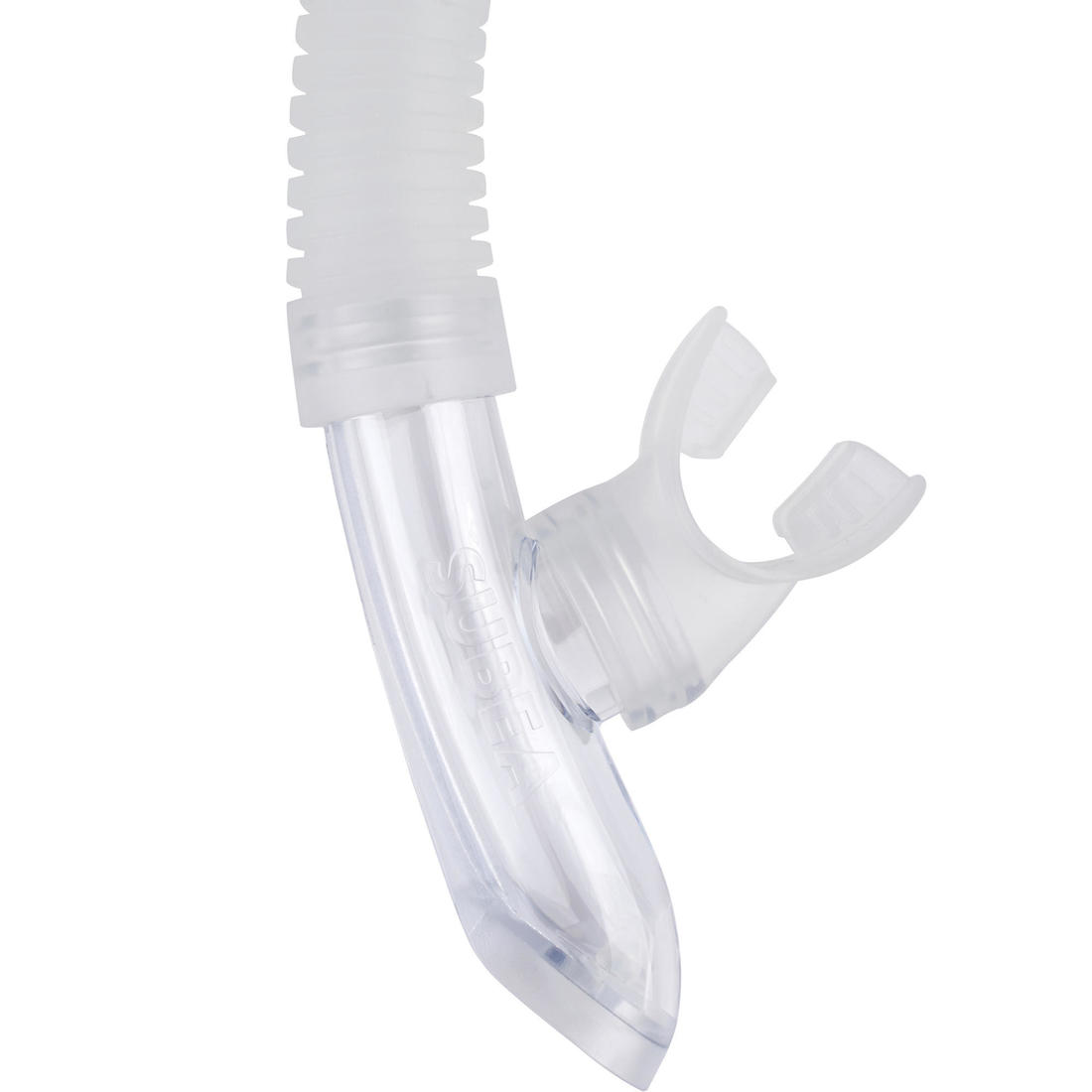 Tuba plongée avec soupape enfant, 100 translucide