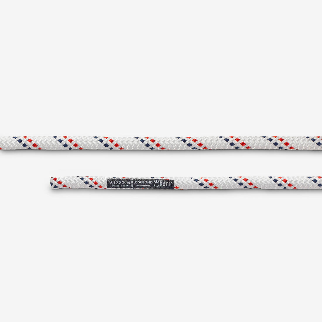 Corde semi-statique 10,5 mm X 20 m - STAT 10,5 Blanche