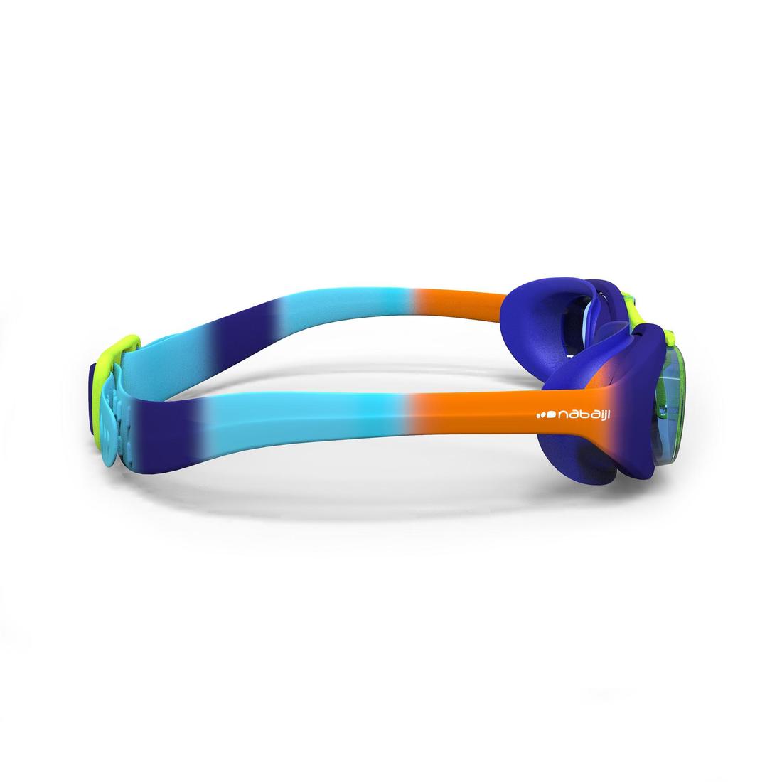 Lunettes de natation Junior - Xbase rose bleu teintées